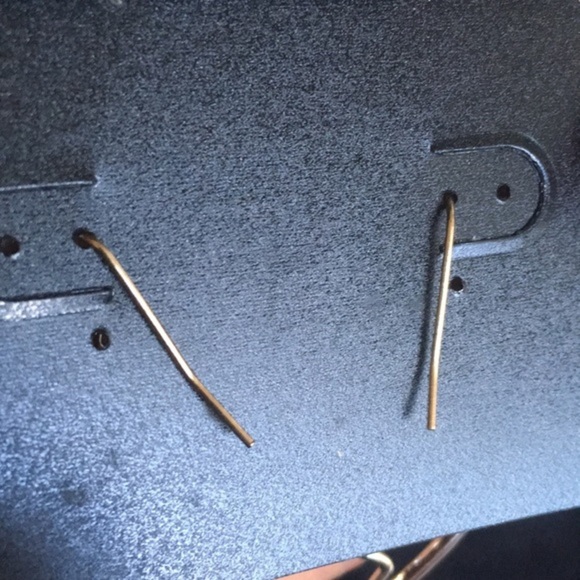 Silver Tone Broken Heart Earrings - Picture 4 of 6